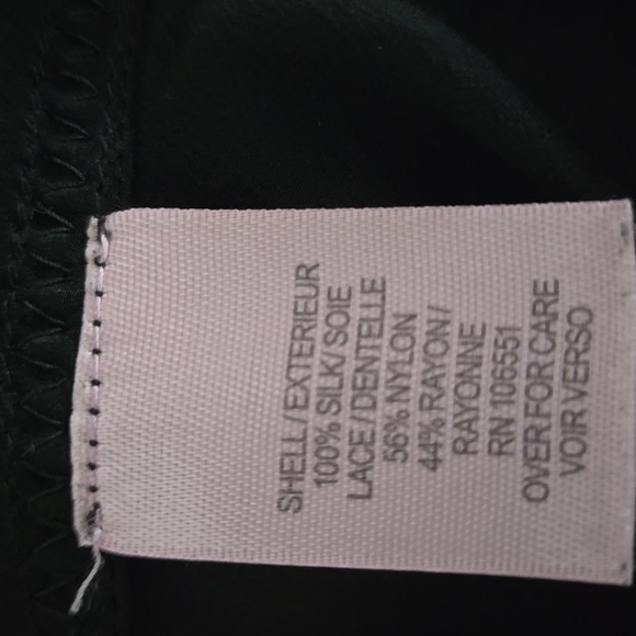 CALYPSO ST BARTH Silk Lace Trim Black Camisole Adjustable Straps Sz Large - Picture 13 of 14